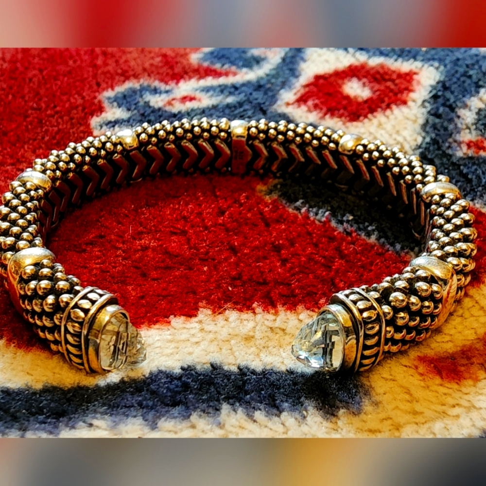 Lagos White Topaz Cuff